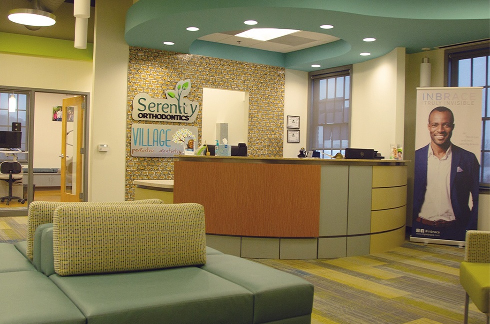Serenity Orthodontics reception desk