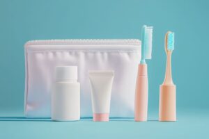 Travel size oral hygiene kit